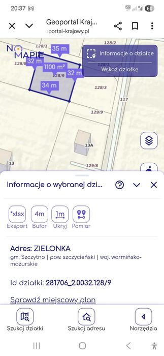Działka budowlana Zielonka koło Szczytna - Widok 3