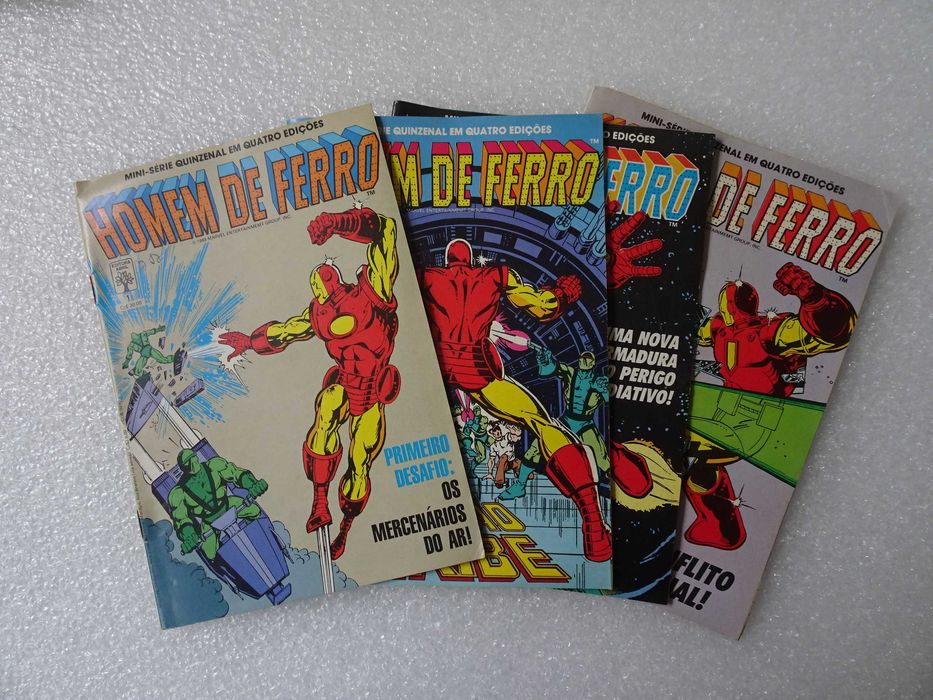 Livro banda desenha Homem de Ferro (Abril)