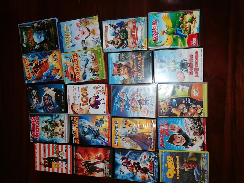 Filmes infantis DVD originais 35 unidades