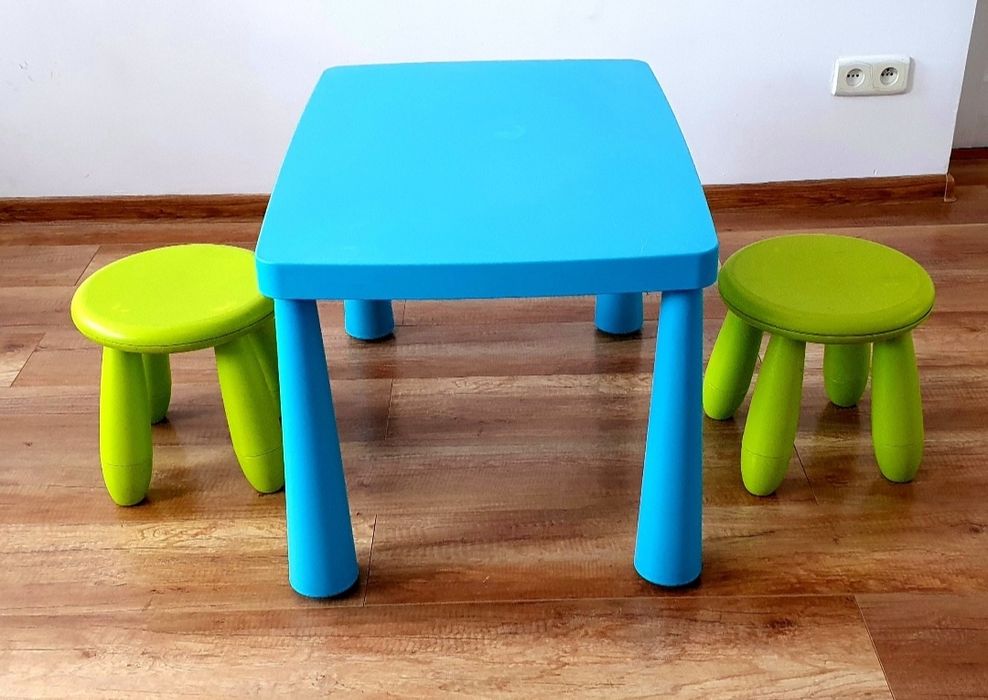 Stolik i 2 krzesła mamut ikea