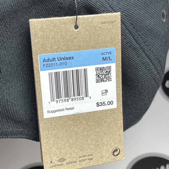 ОРИГІНАЛ Кепка Jordan Бейсболка FZ2011-010 з США
