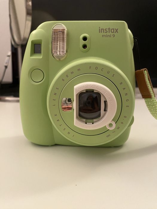 Instax Mini 9 verde pastel + lente close-up