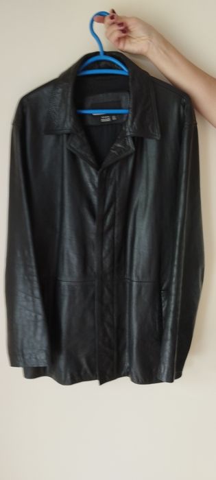 Casaco de pele, para homem, da Zara