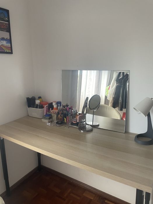 Mesa de secretária +espelho