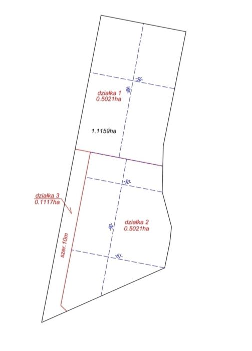 * Działki Działka usługowa Żory Owocowa 5021 m² dobra lokalizacja * - Widok 3