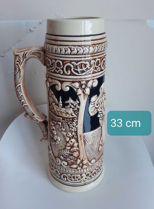 Caneca de grandes dimensões em Porcelana Oriental