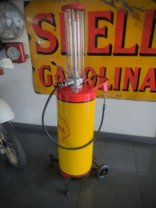 Bomba gasolina Shell antiga 2T