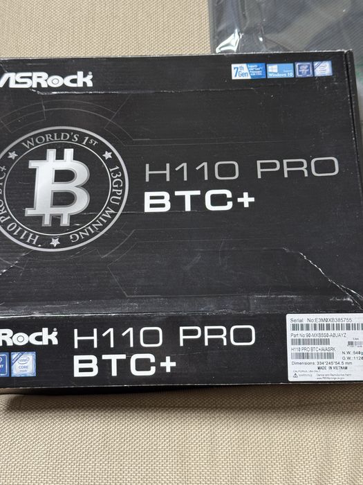 ASRock H110 Pro BTC+ Материнська плата