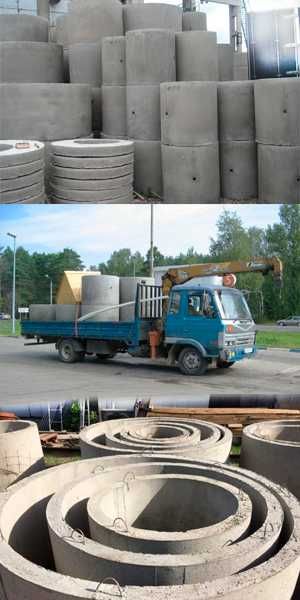 Септики під ключ , копання септика бетонні круги кольца кільця днища