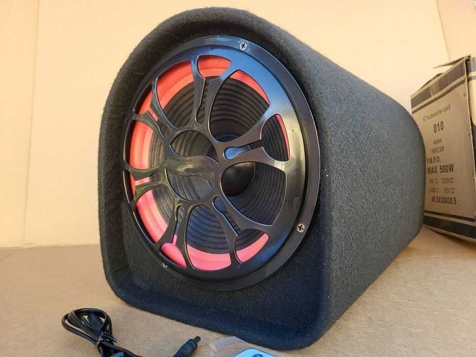 Активний сабвуфер для авто та дому. Акустика. Колонка. Саб. Акустика