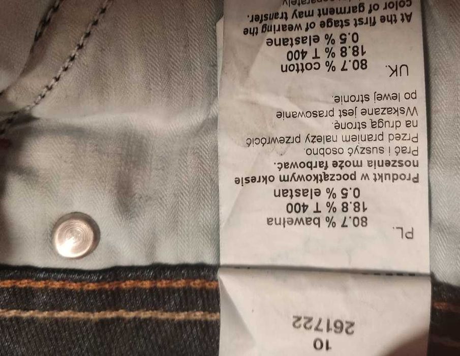 jeansy damskie Big Star W29 L30 granatowe dżinsy