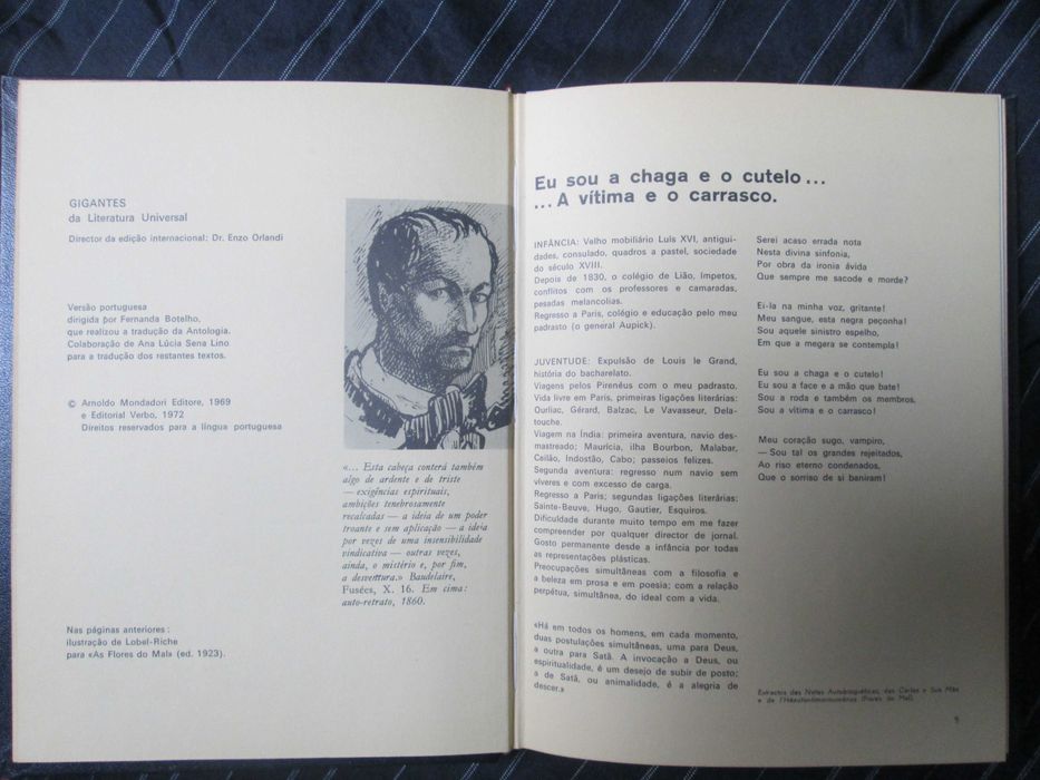 Baudelaire - a sua vida e obra, seguida de uma antologia de poemas