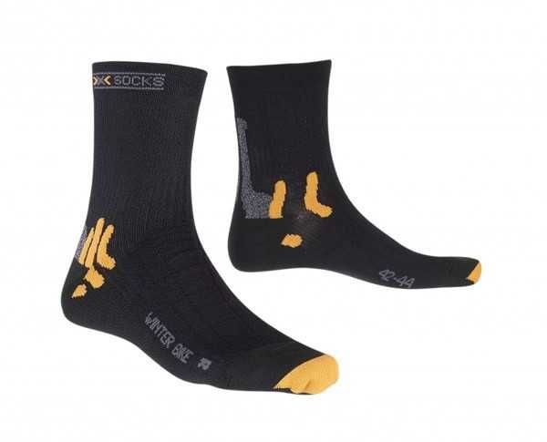 Носки X-SOCKS Winter Biking Black от X-BIONIC с шерстью мериноса ( merino wool )