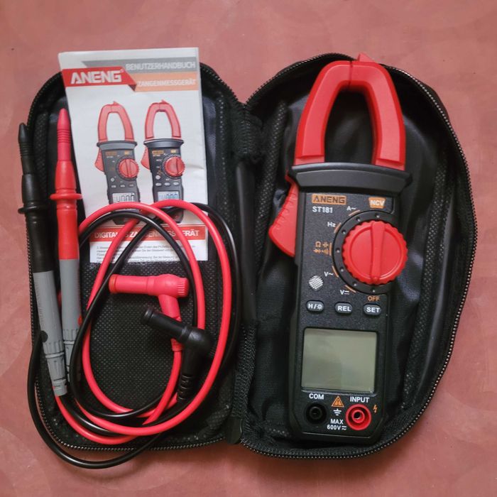 Цифрові кліщі-тестер струмовимірювальні ANENG ST181 Мультиметр
