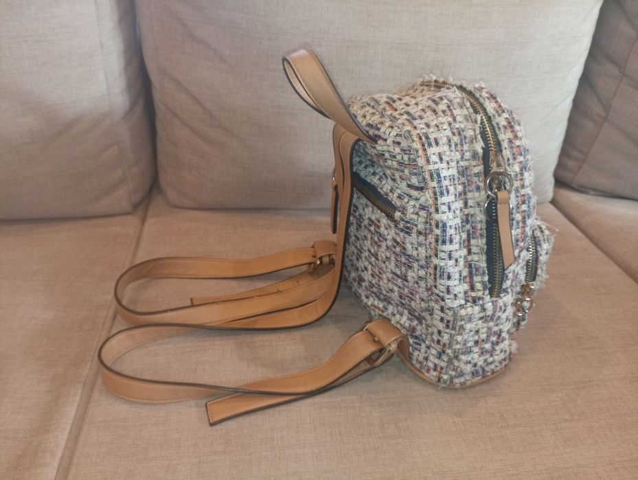 Mala-Mochila Parfois padrão colorido