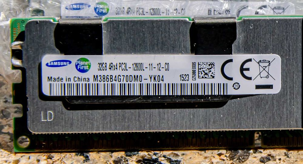СЕРВЕРНАЯ память Samsung 32Gb 4Rx4 PC3L-12800L 1600MHz ECC (12шт.)