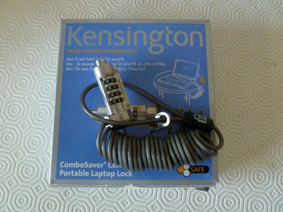 Cadeados para portátil HP, Lenovo e Kensington