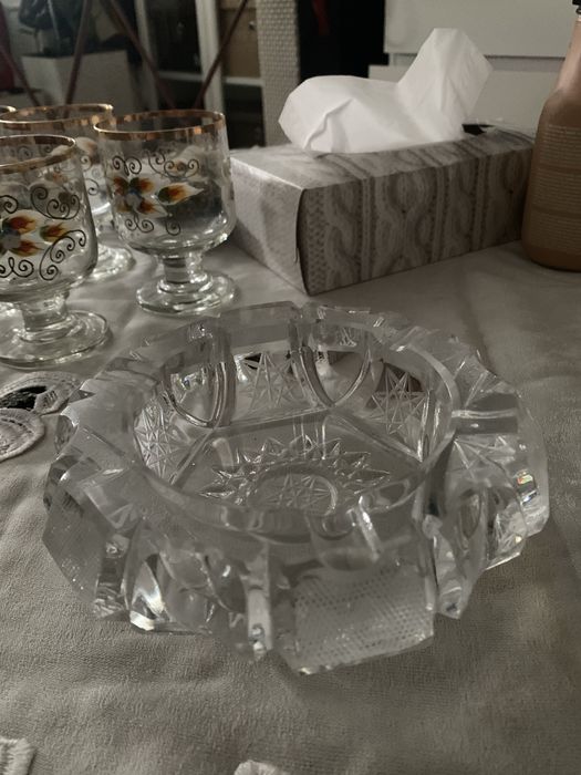 Пепельница хрустальная, 14 cmдиаметр