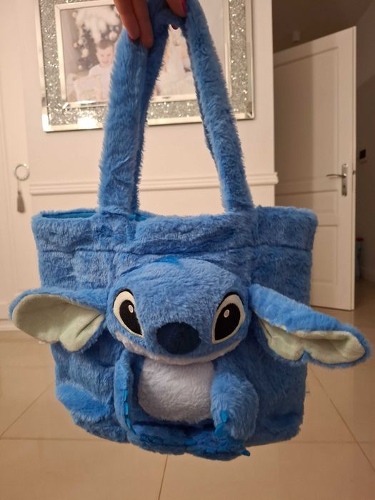 Torba pluszowa Stich nowa na ramię dla dziecka