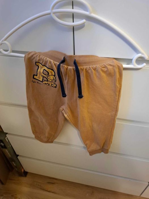 so cute 92 cm brązowe spodnie dresowe dres dresy dziecięce dla dziecka