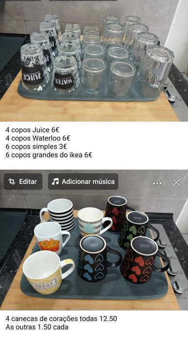 Recheio de cozinha loiça