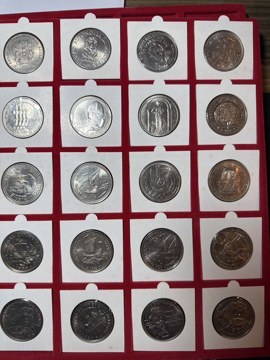 Moedas 100$ cupro niquel