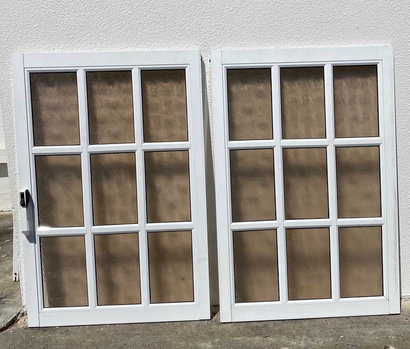 5 Janelas alumníno (cor cinza e branco)