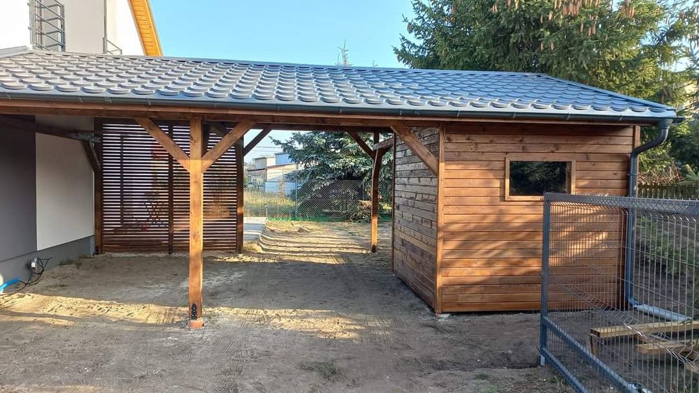 Altana , wiata , plac zabaw