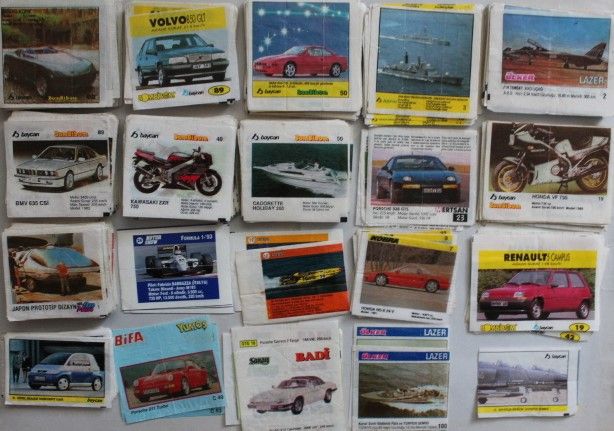 Вкладыши фантики и наклейки от жевательной резинки