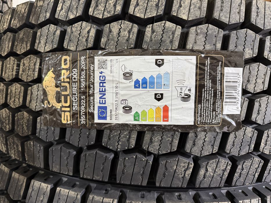 Шини SICURO D09 315/70R22.5 (156/150L20PR)