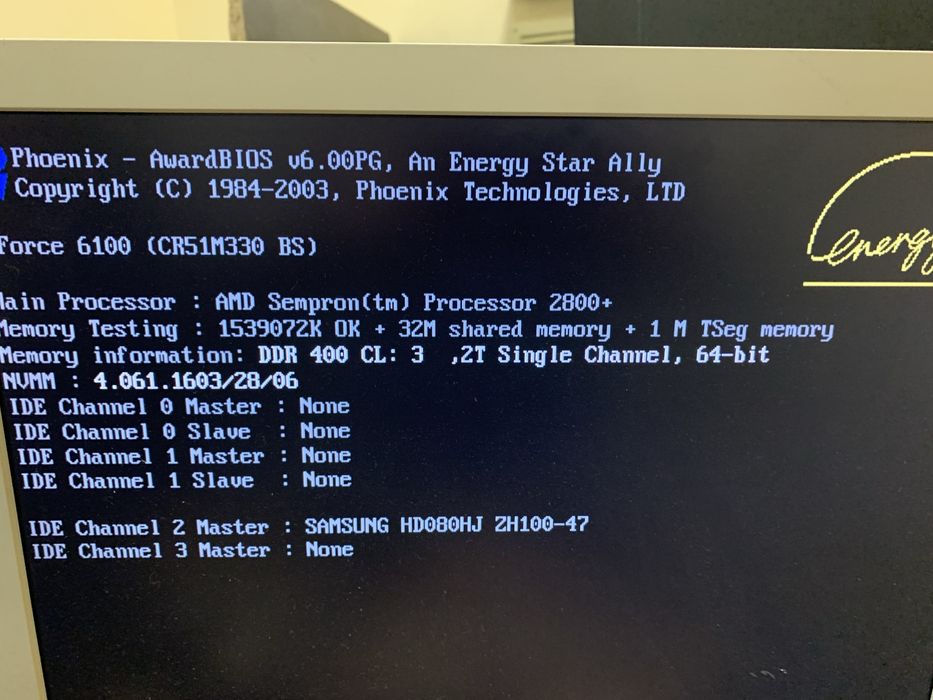 Системний блок AMD Sempron 2800 +, 1,5Gb RAM, 80Gb HDD
