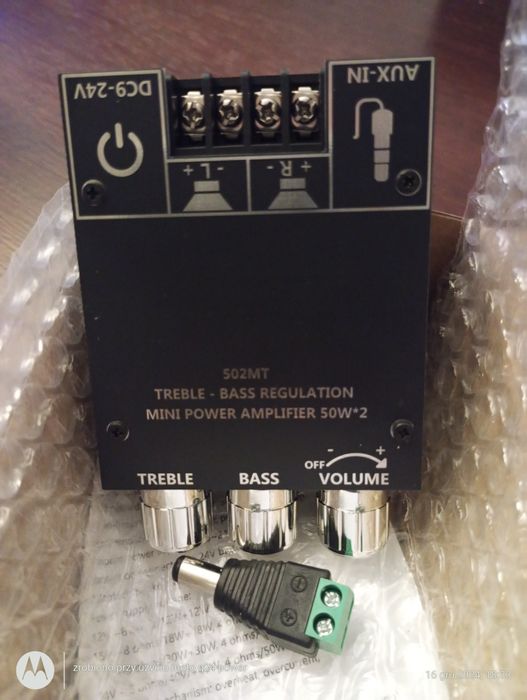 Mini wzmacniacz stereo ZK502MT