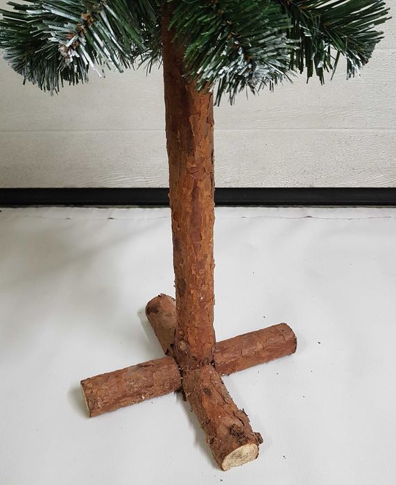 Choinka sztuczna, jodła śnieżona na pniu 80 cm