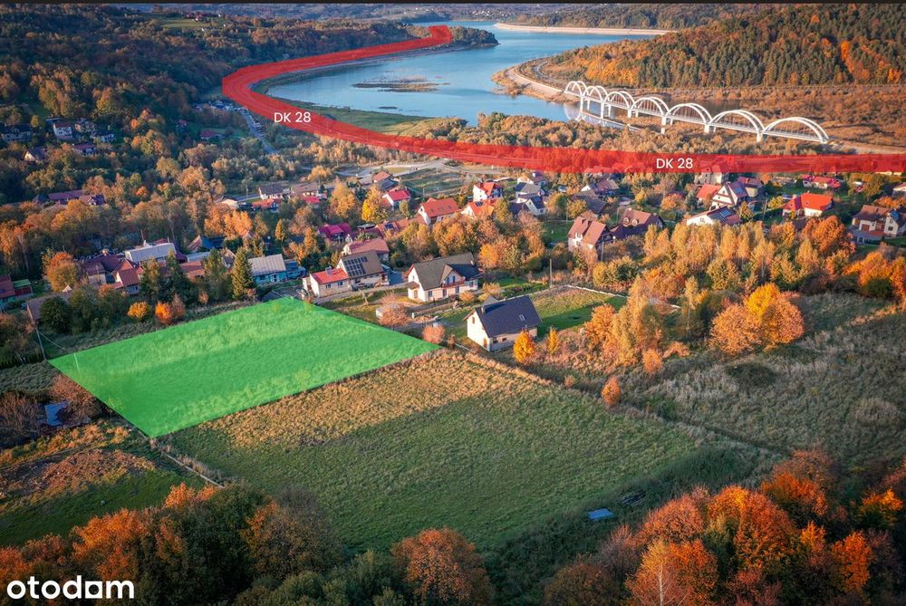 Działka  z widokiem na Jezioro Mucharskie (30 ar - możliwość podziału) - Widok 4