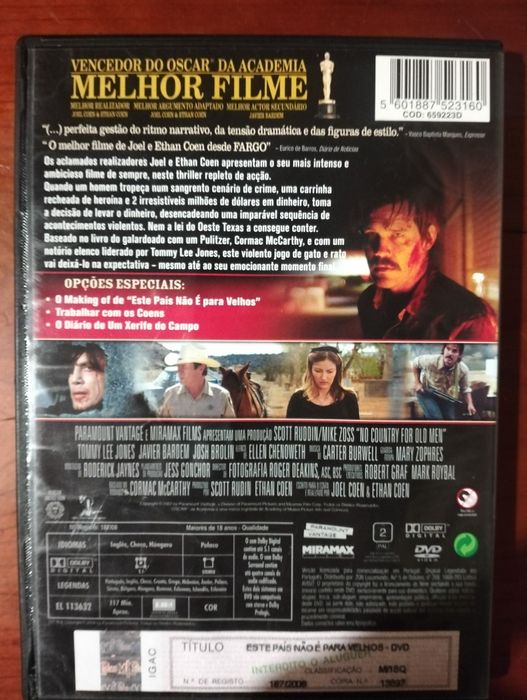 DVD No Country For Old Men
