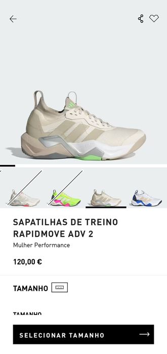Adidas Adidas Rapidmove ADV 2 Hiit Branco 42 Tenis Sapatilhas