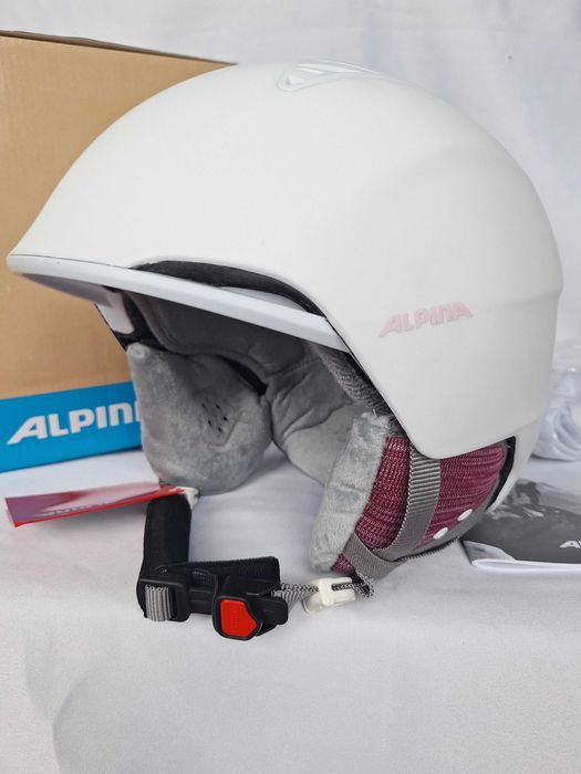 Kask narciarski Alpina Grand All Mountain White Rose Matt L 57-61cm