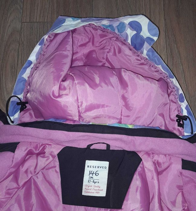 Kurtka  zimowa narciarska reserved 146  na 10-11lat dziewczęca