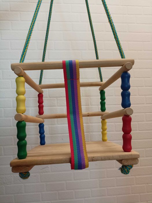 huśtawka drewniana dla dziecka_huśtawka dla dzieci_huśtawka dziecięca