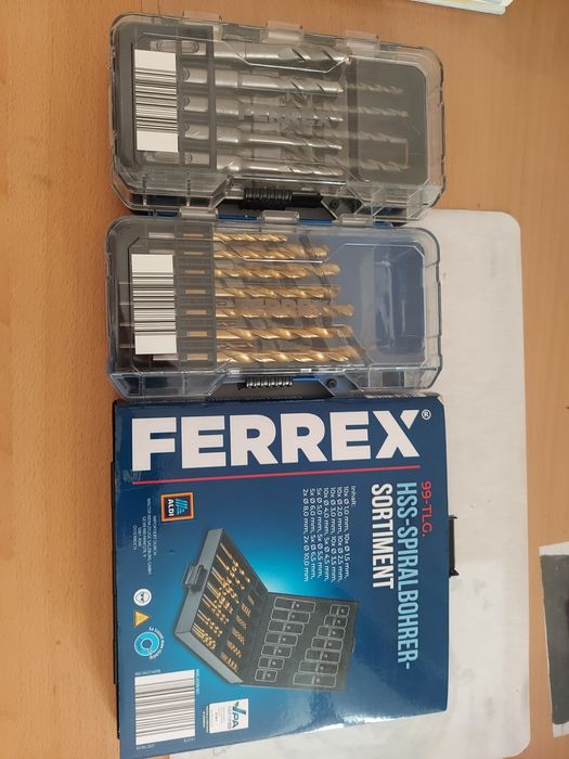 Сверла Ferrex конусные зубчатые сверла по бетон дерево железо Германия