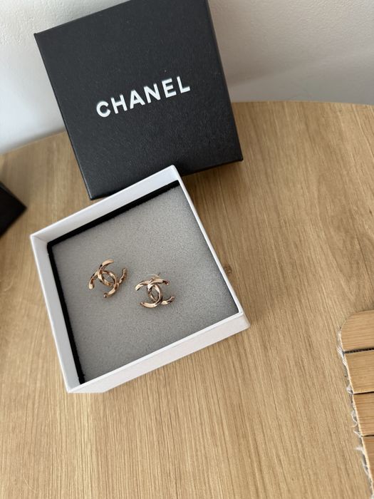 Kolczyki Chanel Biżuteria CC