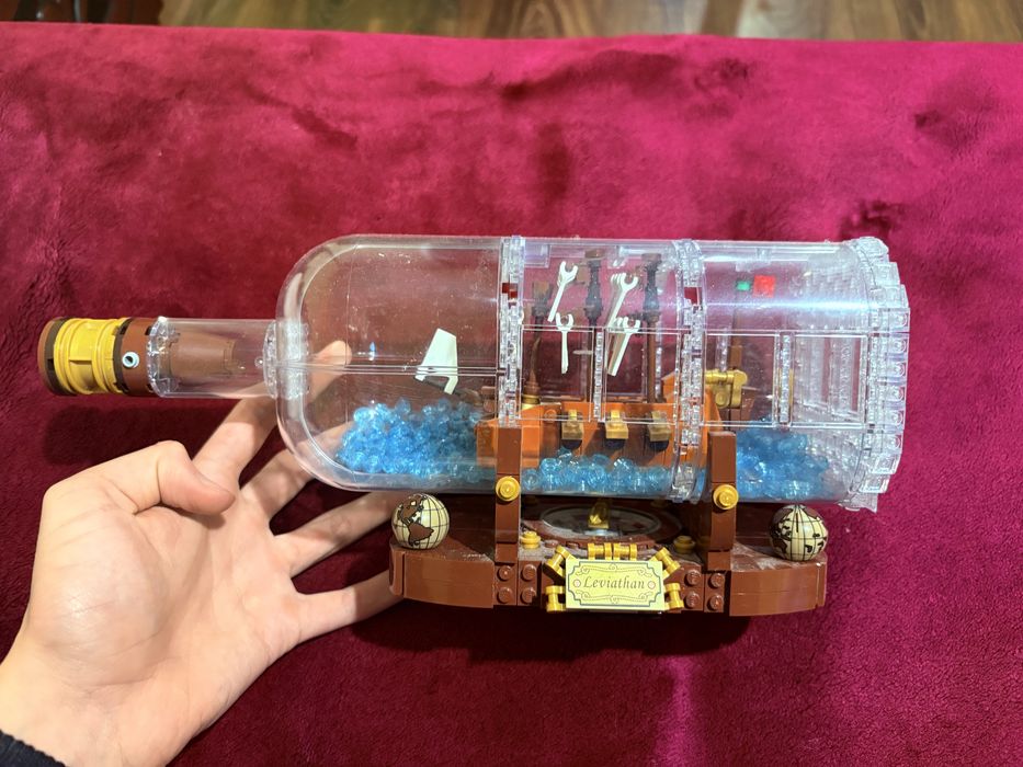 ОРИГІНАЛ набір лего IDEAS корабель в пляшці