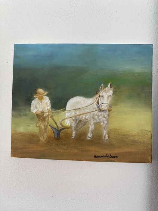 Oil Painting: The Plow
