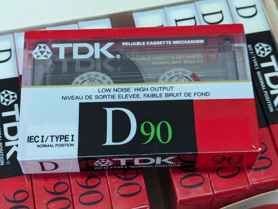 аудіо касети TDK D90 аудиокассеты блок 10шт. USA 1988р