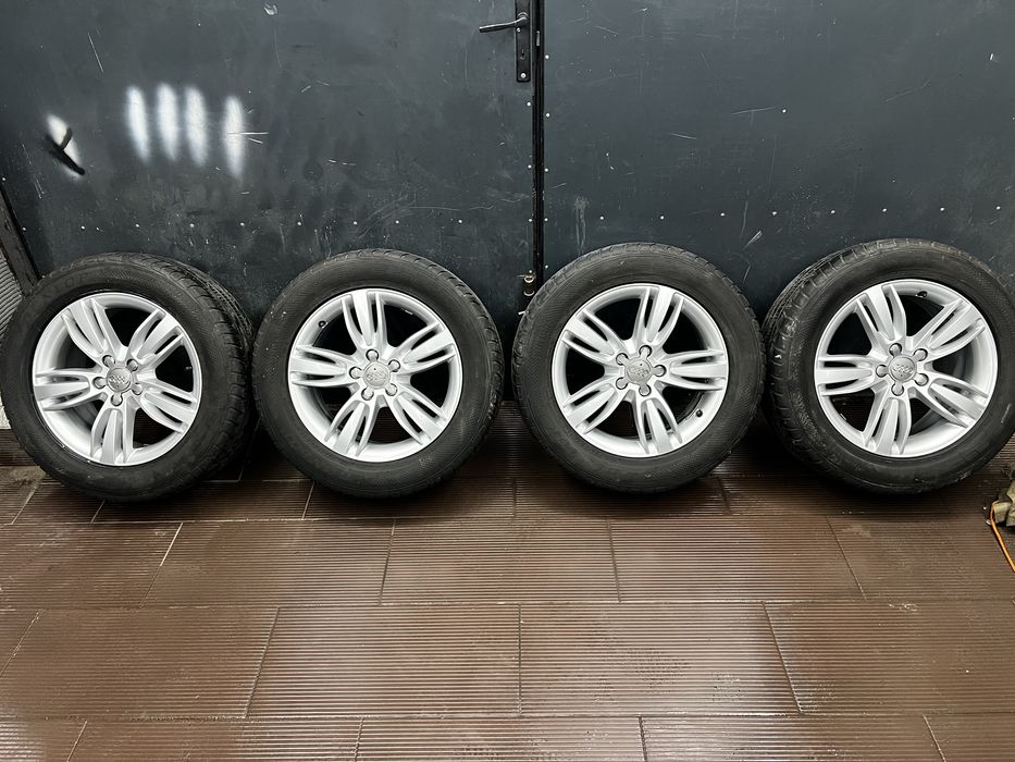 Koła Alufelgi Audi Q3 A4 5x112 17" ET43 7J 235/55r17 Dunlop