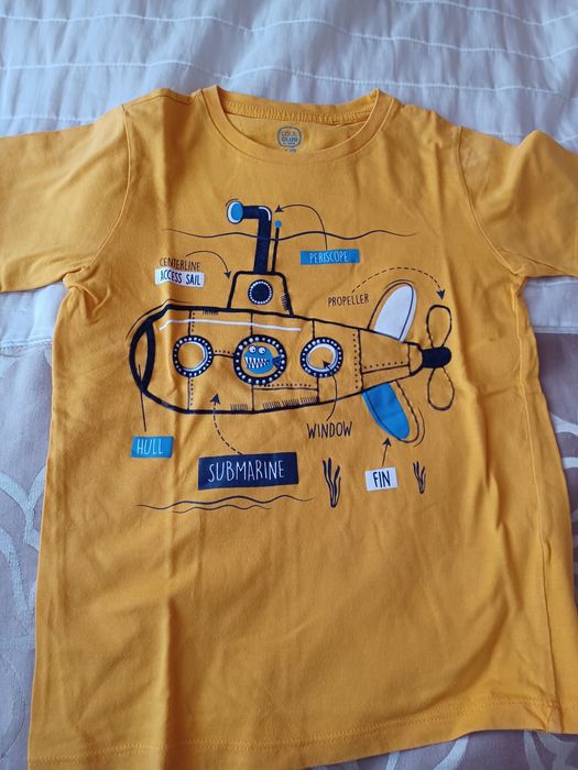 Bluzka t-shirt chłopięcy 128 cool club