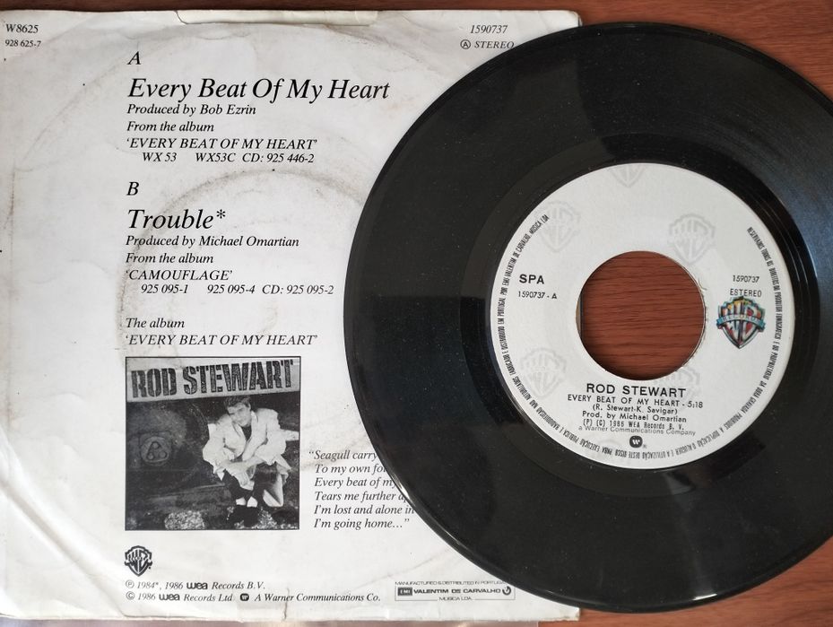 Disco de vinil single Rod Stewart