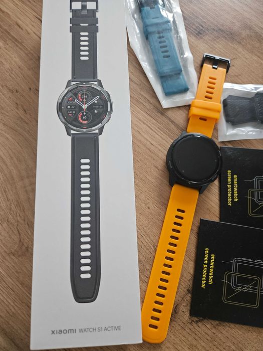 Smartwatch Xiaomi Watch S1 Active + folie ochronne i 2 paski