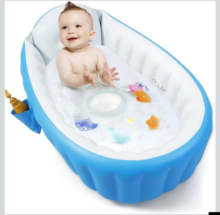 Banheira de bebê insuflável