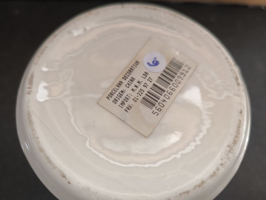 Pote de Porcelana Decorado - Rebuçados